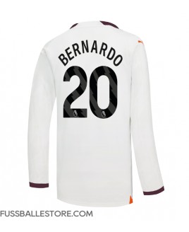 Günstige Manchester City Bernardo Silva #20 Auswärtstrikot 2023-24 Langarm